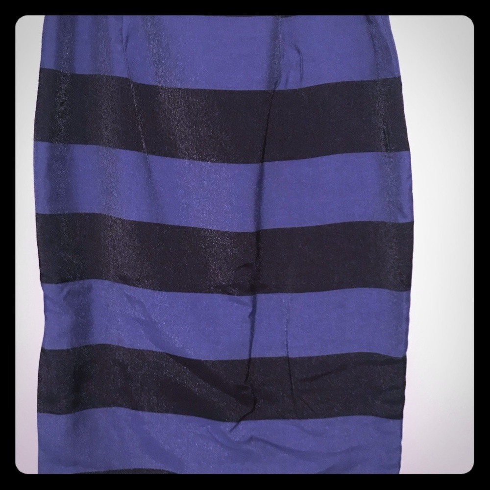 Banana republic striped pencil skirt size 10